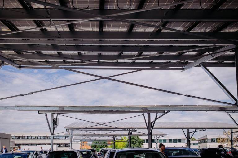 ombrières photovoltaïques 